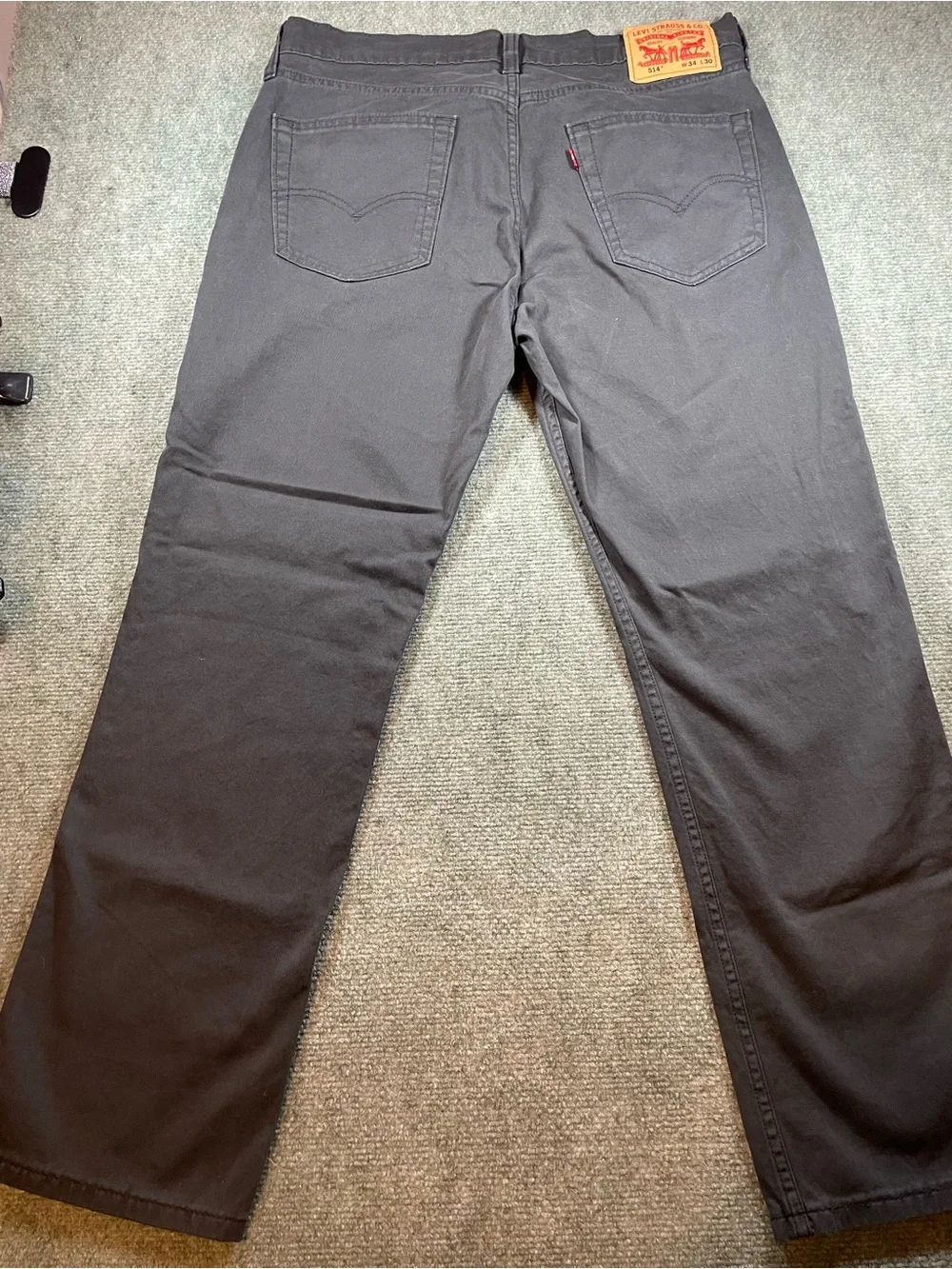 Levi's Relaxed Fit Jeans in Charcoal Black/Gray
